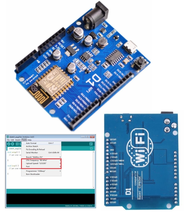 WeMos D1 WiFi UNO ESP8266 Development Board 