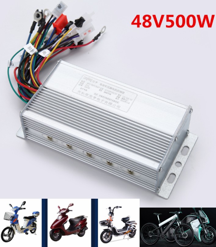 36V-48v 500w Brushless Motor Controller Speed E-bike 