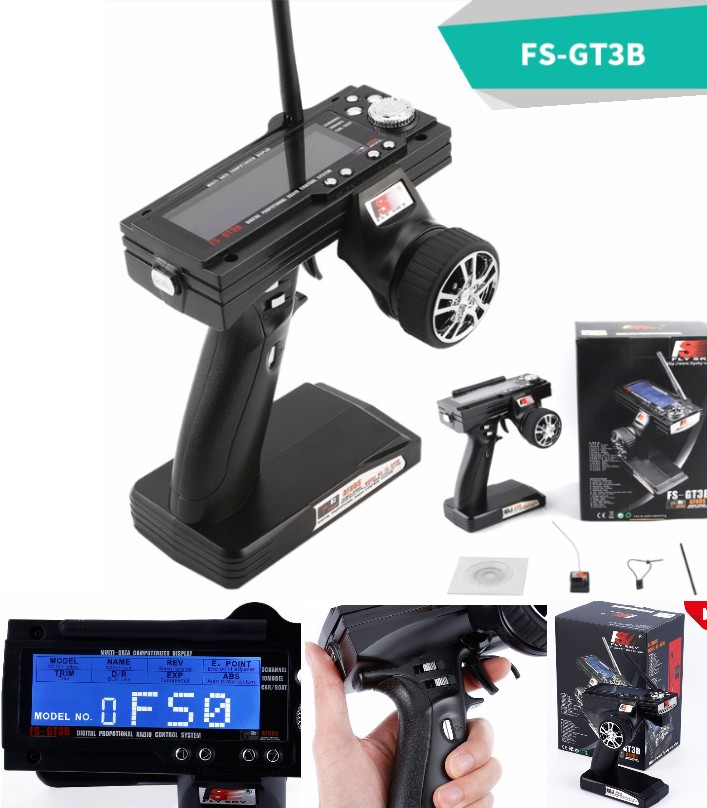 Flysky FS-GT3B 2.4G 3CH Remote Transmitter Receiver remote control