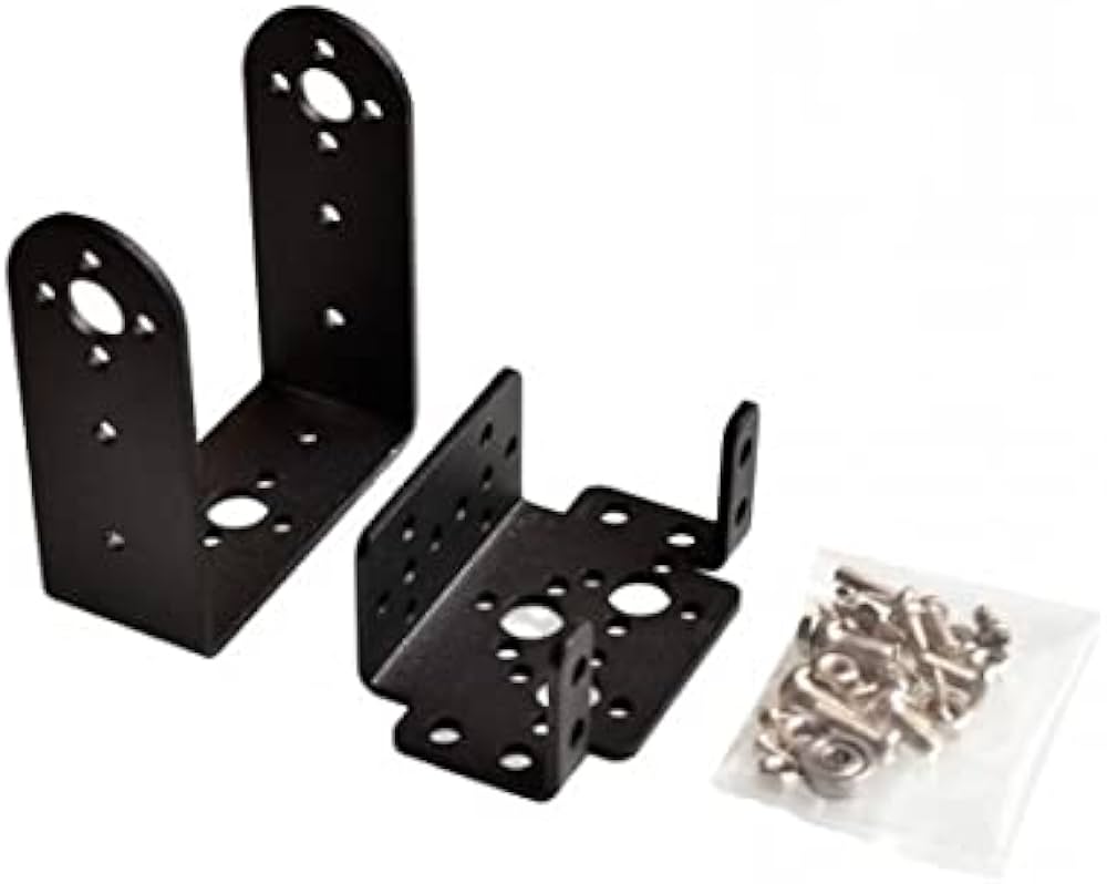MG995 MG996 2 Axis steering gear head bracket 2 DOF servo arm Pan Tilt mount