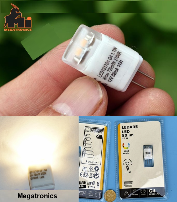 G4 interface LED lamp light beads 1.1W halogen bulb