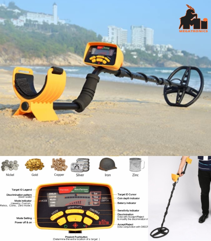 MD-6350 Metal gold Detector Gold Digger MD6350 Met
