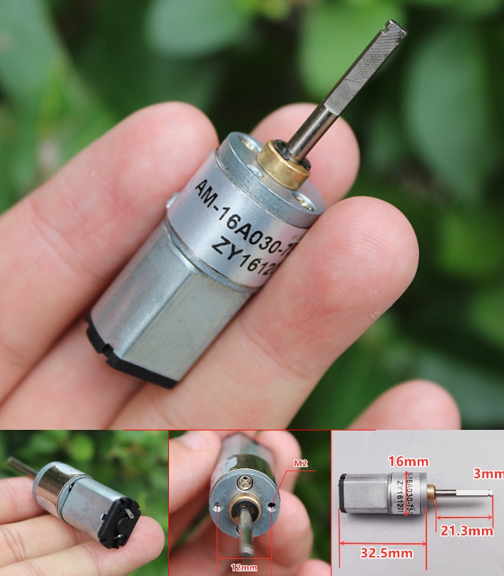 12V 160RPM metal geared motor high torque long shaft