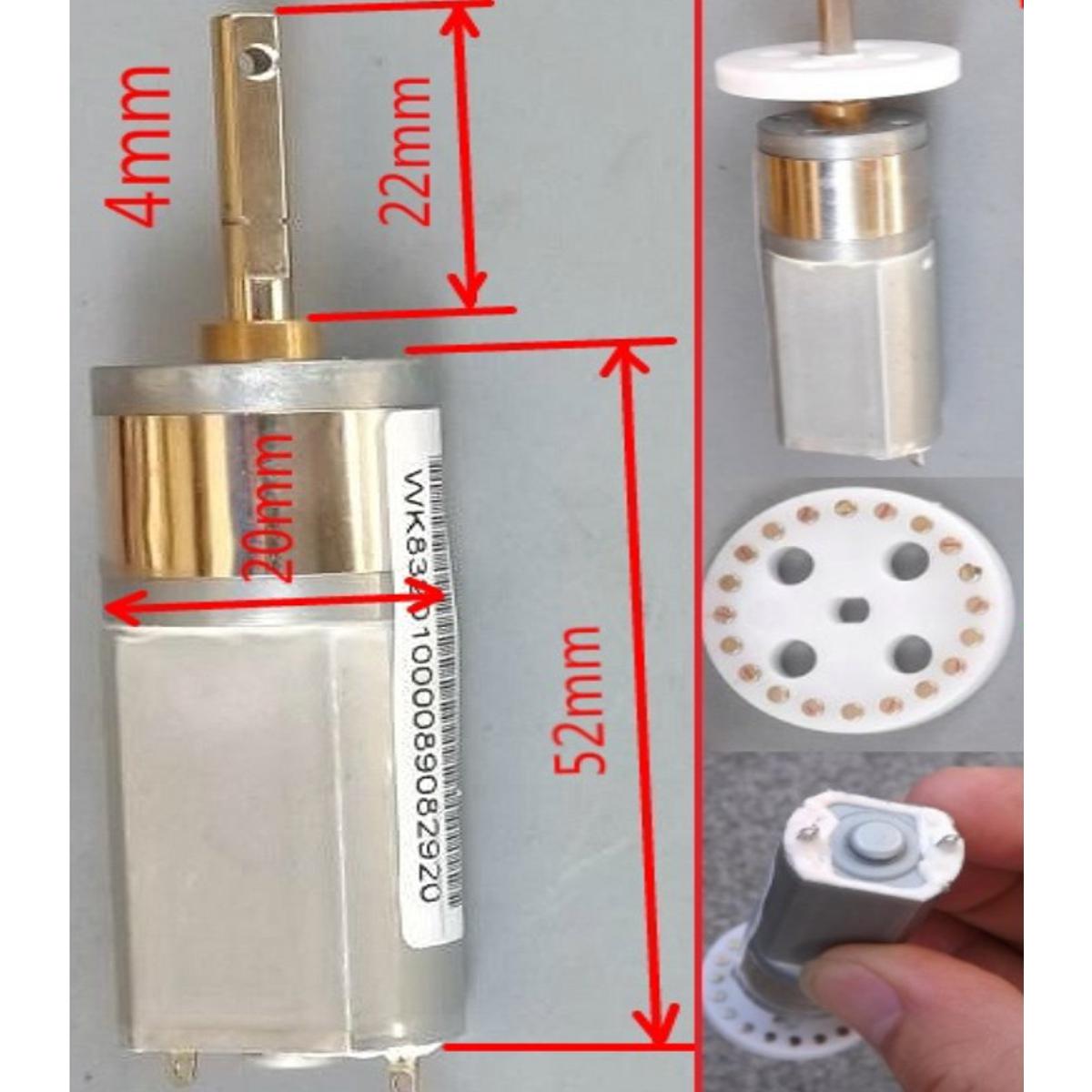 180RPM 12V Motor magnets metal gears high torque