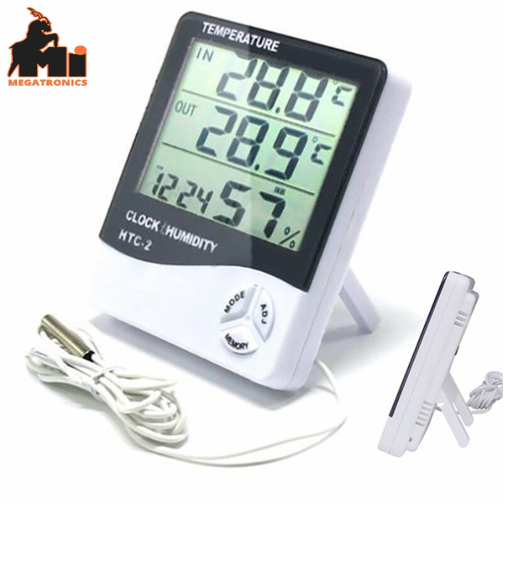 HTC-2 Thermo-hygrometer Alarm Clock Creative Home 