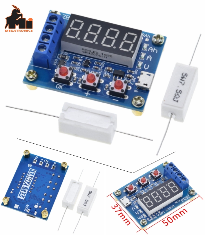 ZB2L3 Battery Capacity Meter Li-ion Lithium Lead-acid - Discharge Tester HW-586