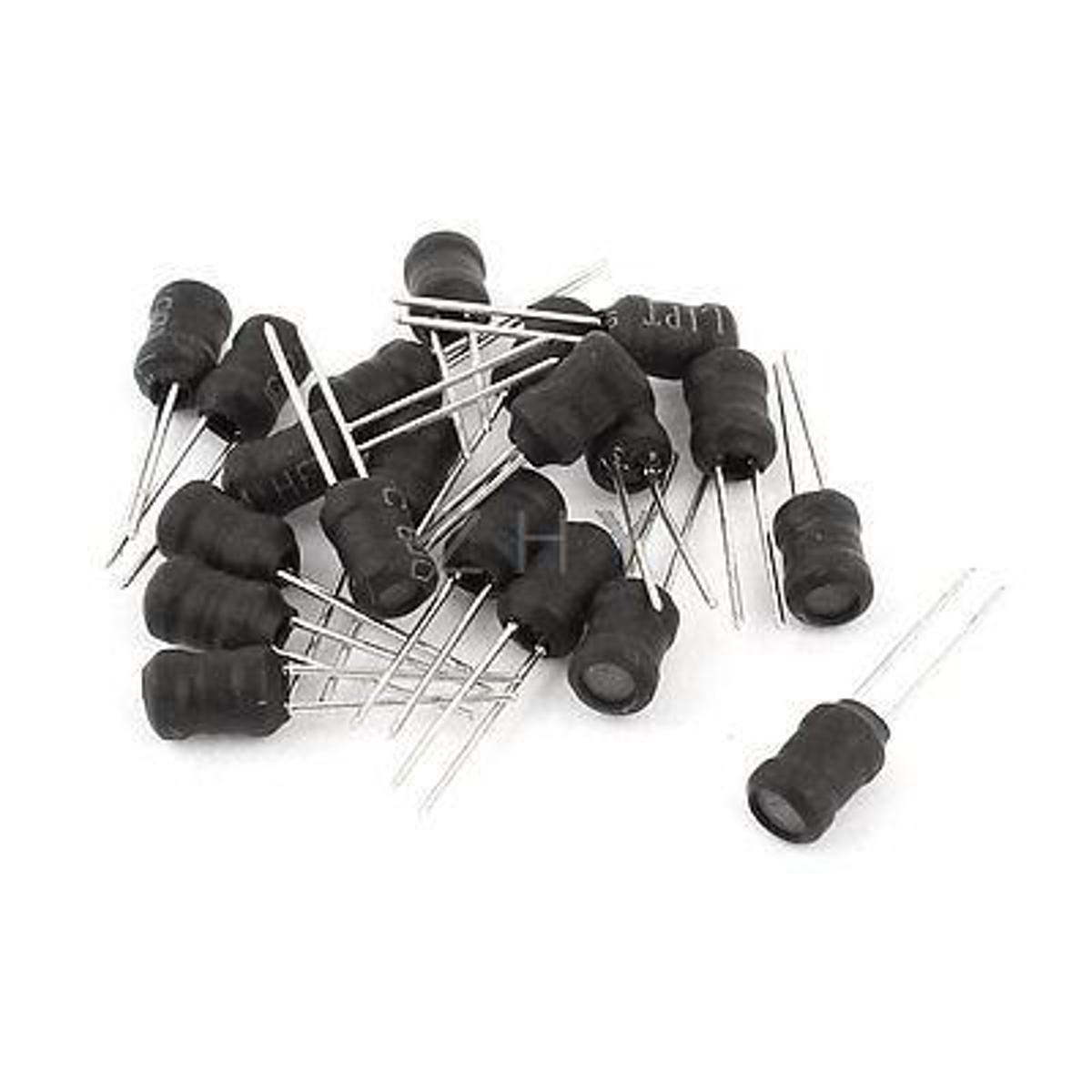 Magnetic core radial lead inductor 4.7uh