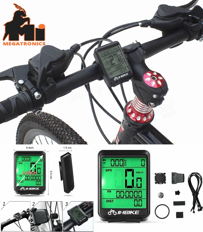 INBIKE IN321 Waterproof Wireless LCD Odometer Speedometer Bicycle Computer Bicyc