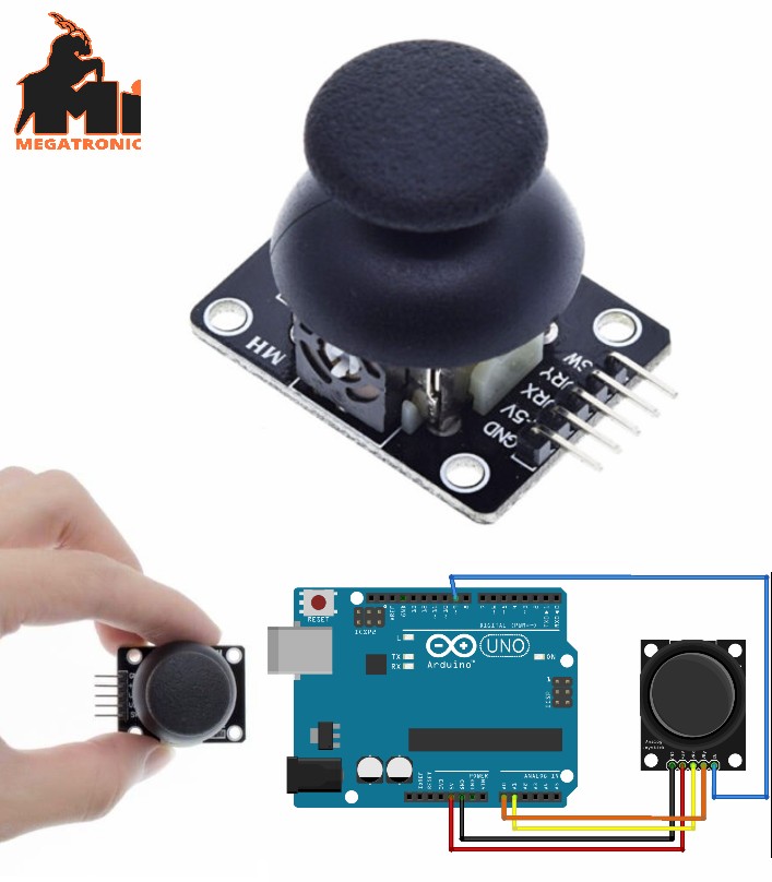 Dual-axis XY analog JoyStick Gear Arduino Raspberry PS2 KY-023 KY023 Control Lev