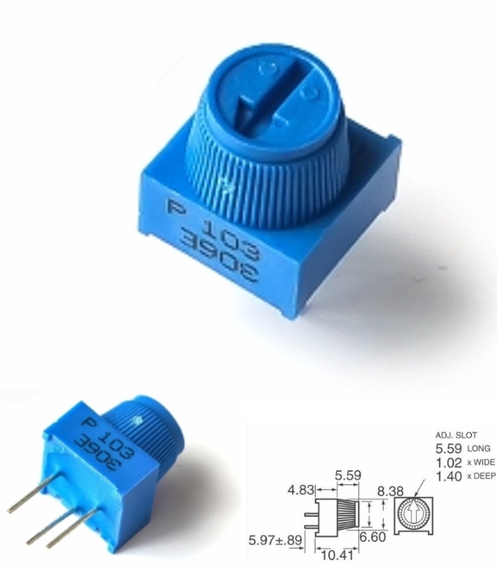 3386P-1-103 10K variable resistor Potentiometer Trimpot