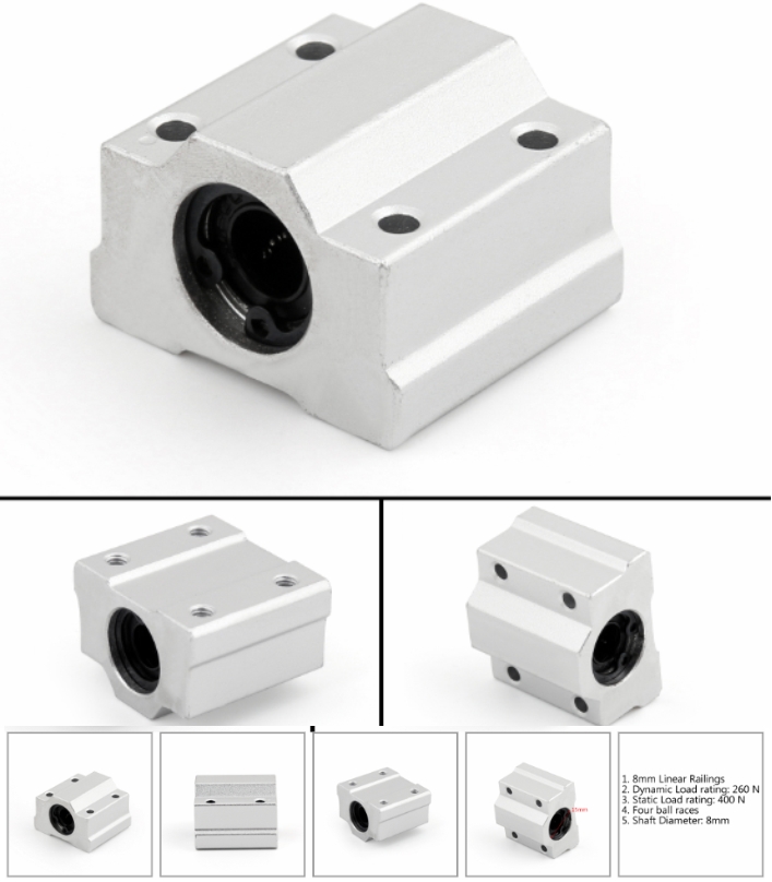 3D Printer CNC Linear Bearing Slider Shaft SC8 SC8 SCS8UU
