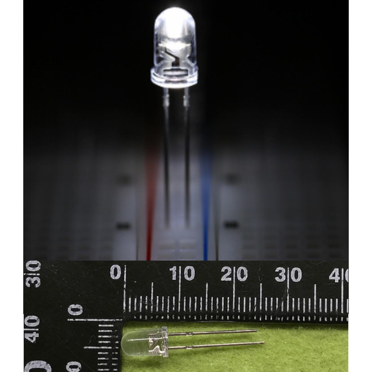 5mm LED White High intensity