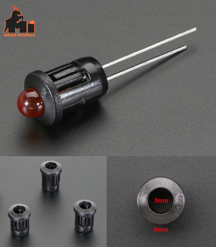 3mm LED mount holder plastic led bracket Bevel