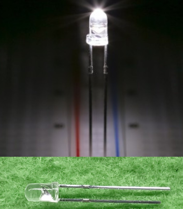 3mm LED white High intensity