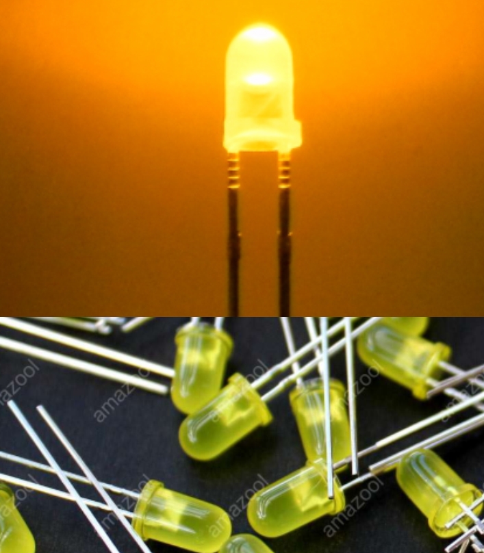 3mm LED yellow High intensity