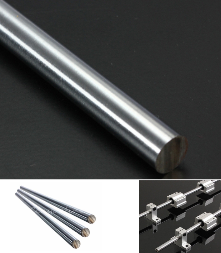 Linear Guides Light Rods Plated Shafts 8MM 30CM 300mm CNC 3D printer