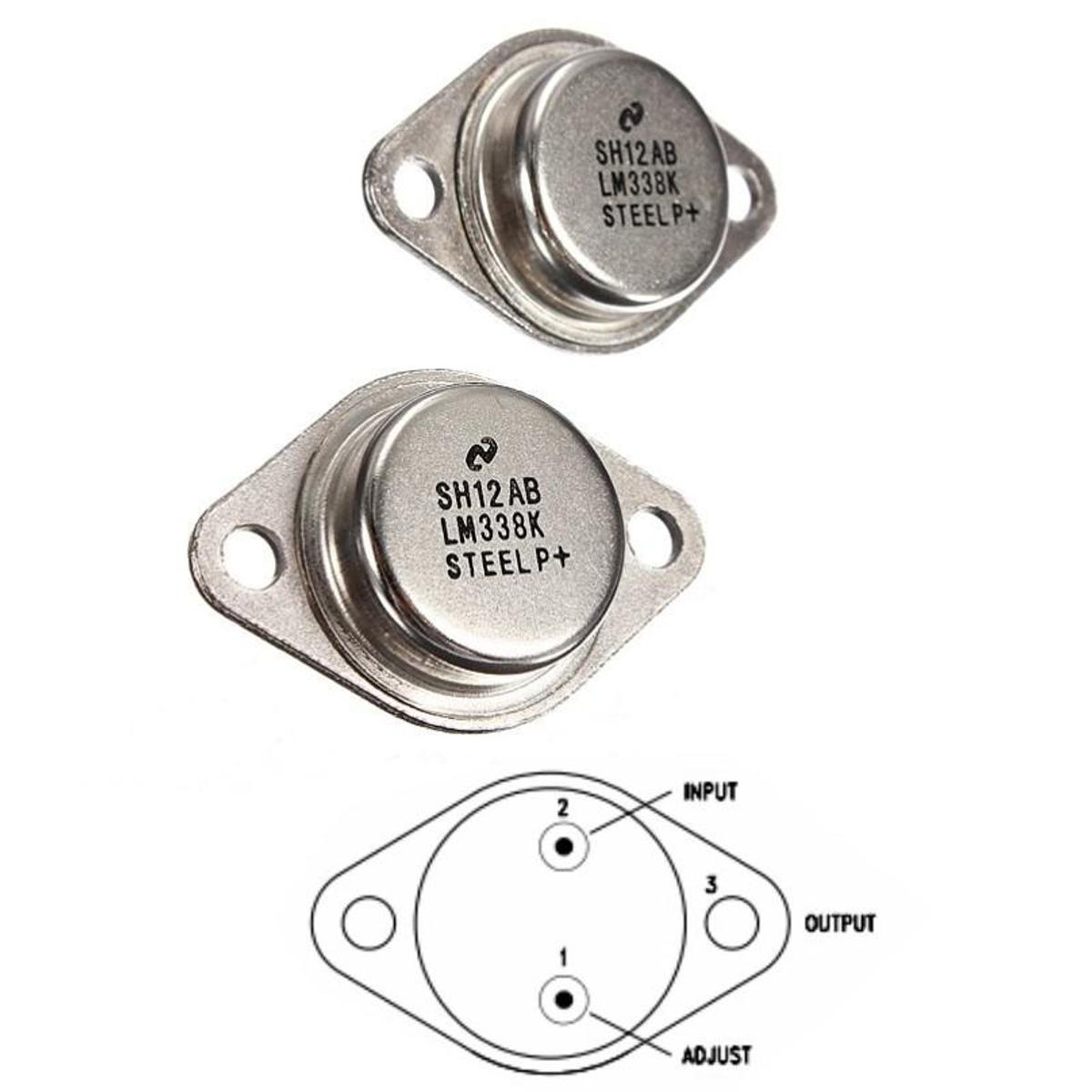LM338K Three-terminal 5 A adjustable voltage regulator step down buck