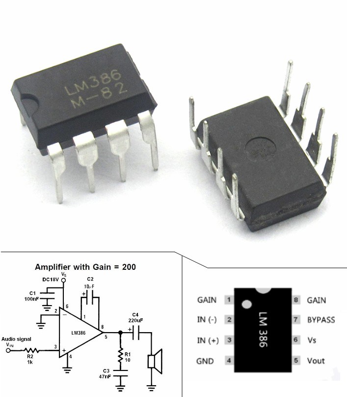 UA741 LM741 Operational Amplifier op-amp