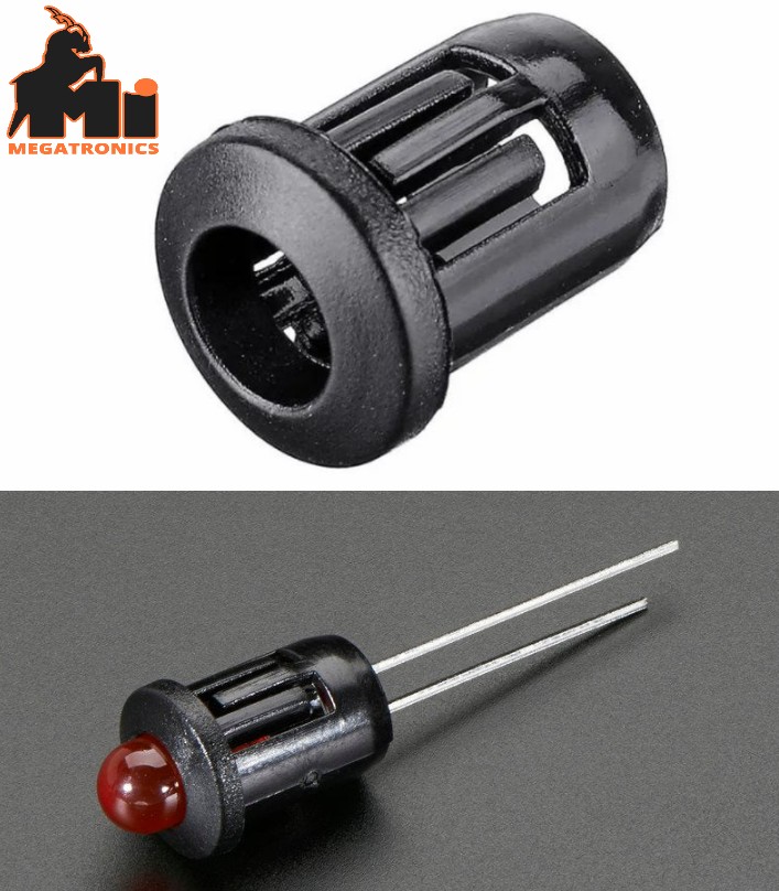 3mm Led Holder mount case for Light Emitting Diodes Plastic Bevel Lights Bulb