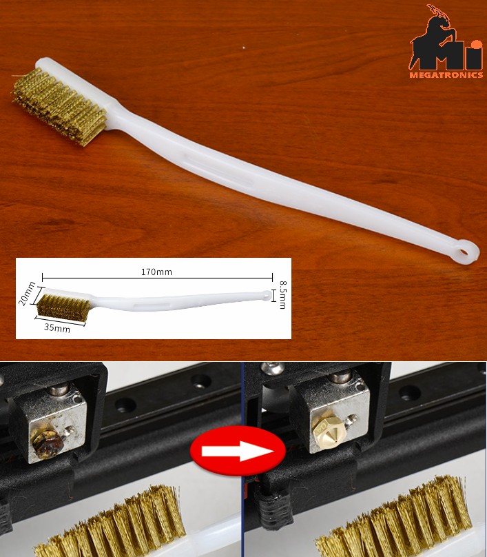 Cleaning brush rust removal copper wire nozzle cleaning brush encryption print 