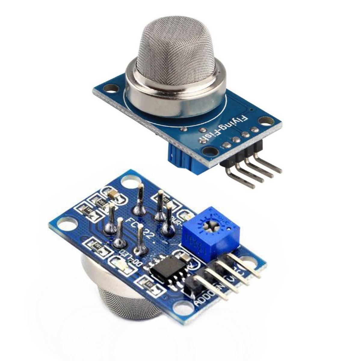 MQ-6 Combustible Gas Sensor Module for Liquefied LPG, iso-butane, propane