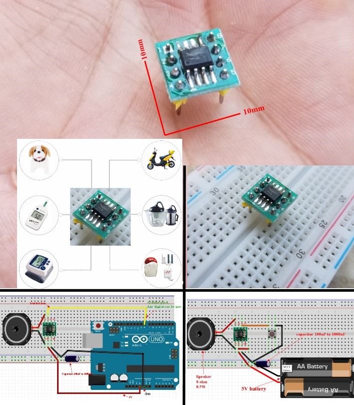 MSM1 38 Sound voice music tune module Built In audio Arduino module