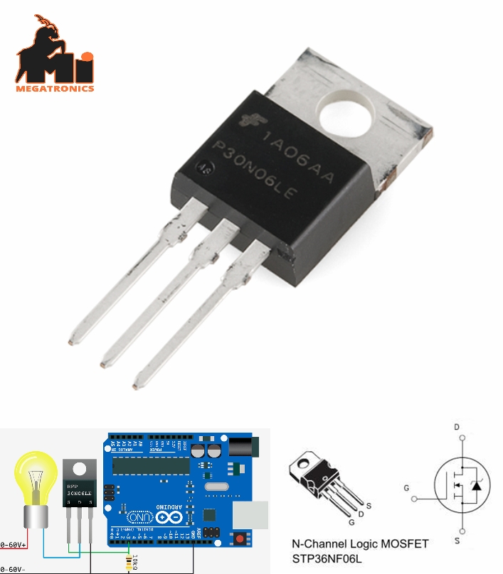 P-Channel MOSFET 60V 27A FQP27P06 TO-220