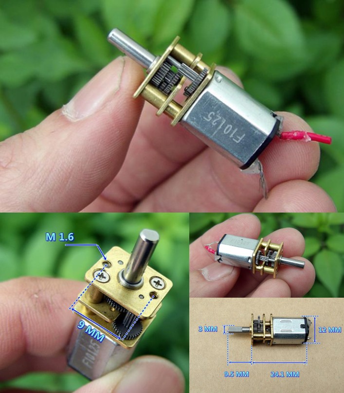GA12-N20 5V 50 RPM  Gear Motor Precision DIY 3.7v 