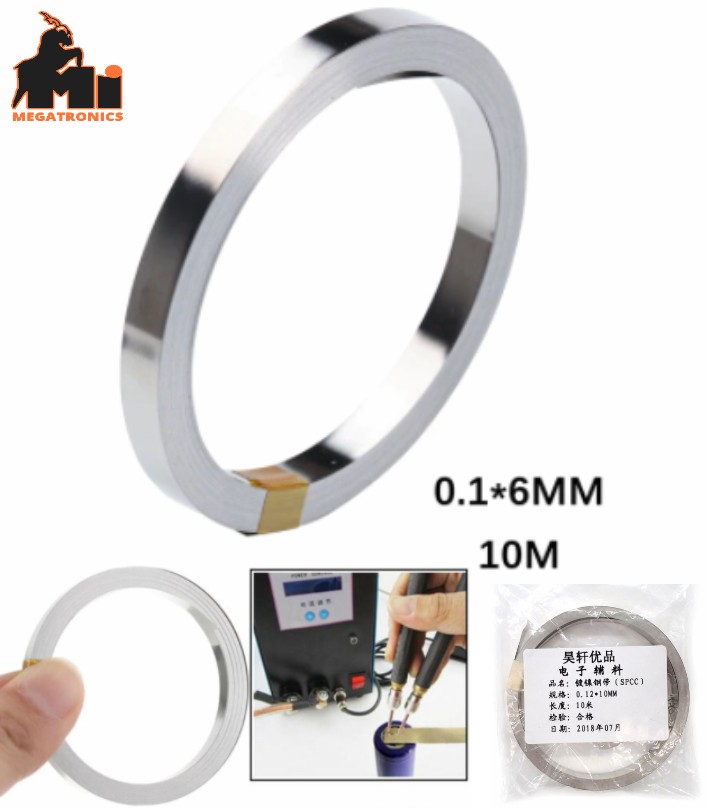 10m 18650 Nickel Strip Belt Tape 0.1mm Li-ion Battery connector spot welding BMS