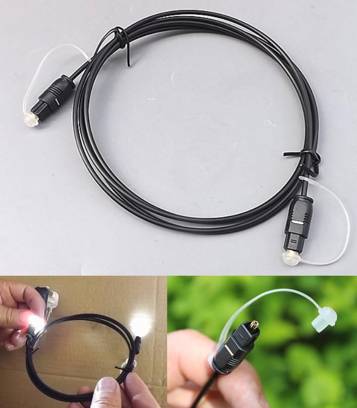optical fiber optic light transmission line square