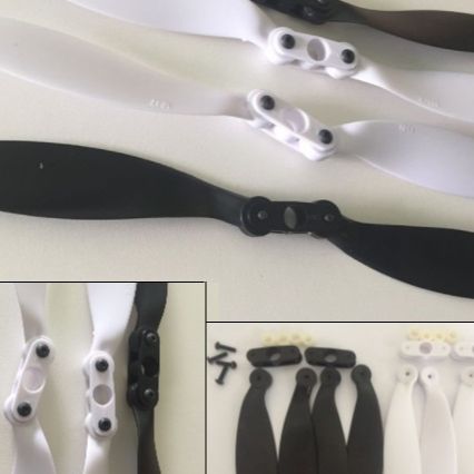 ZMR 1047 Folding CW and CCW propeller black