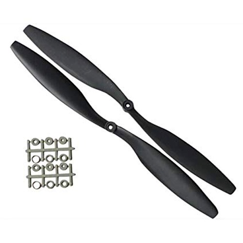 CW+CCW Black 1045 Multiaxial ABS blade propellers