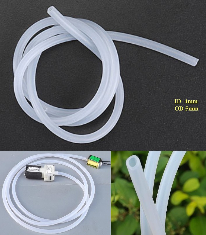 1M 4*5mm silicone tube pipe pump motor carbon rods