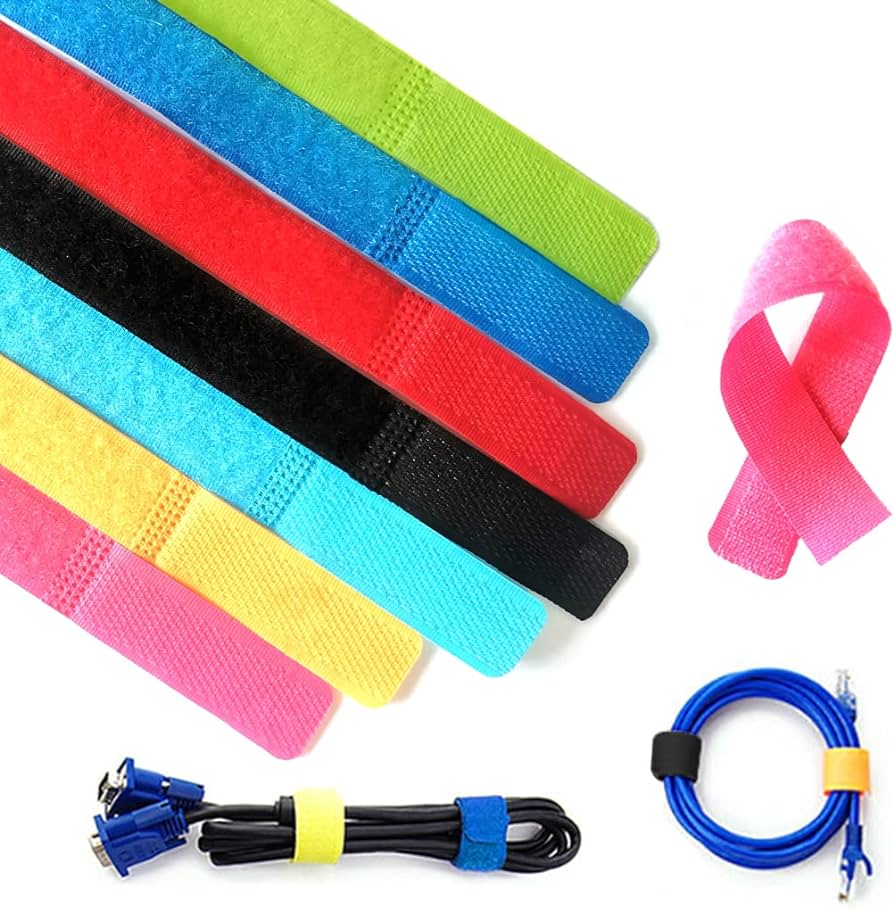 Cable Ties Tidies Tidy, Fastening Hook Velcro tape