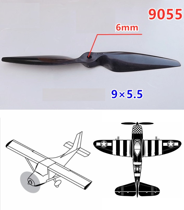carbon fiber propeller 9055 High Efficiency Blade glider quadcopter