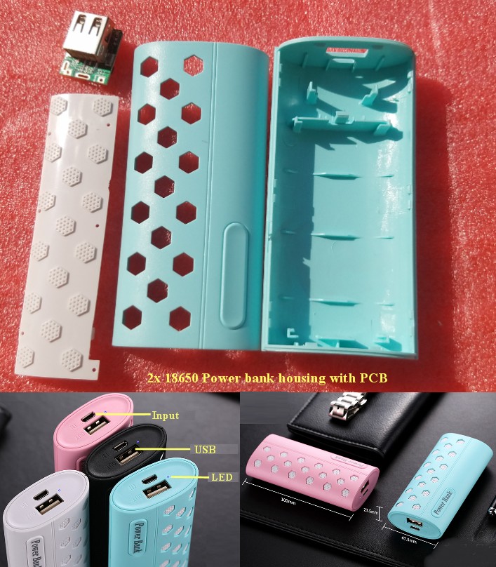 DIY PBC1 Power bank housing with PCB 