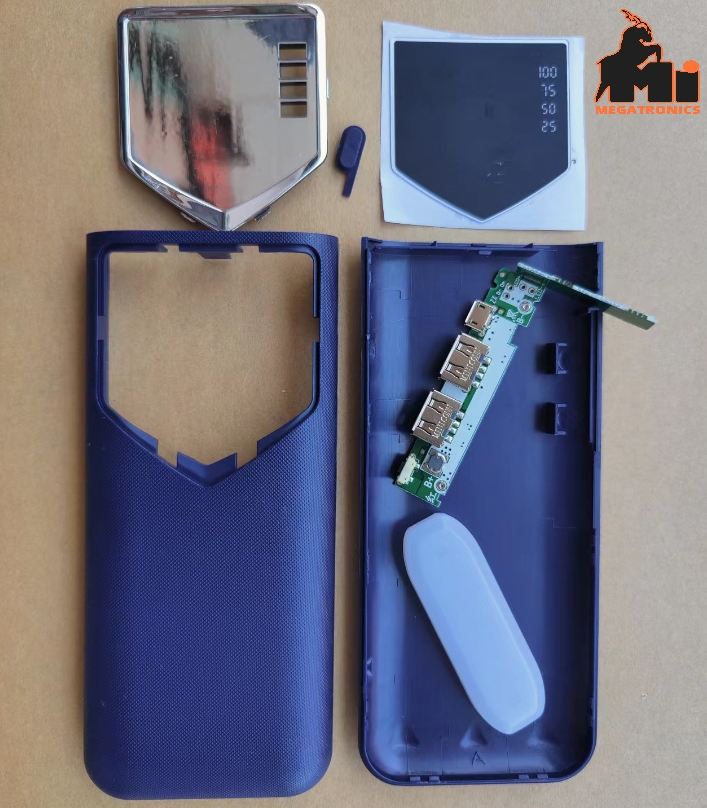 DIY PBC5 Power bank housing PCB 3 LED torch