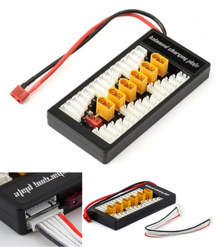 XT60 Parallel Balanced Charging Board 2-6S Lipo Plate