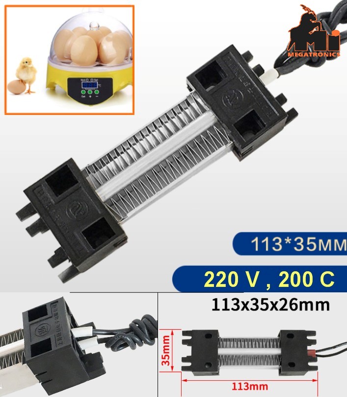 100W 220V Insulated PTC Ceramic Air Heater Heating