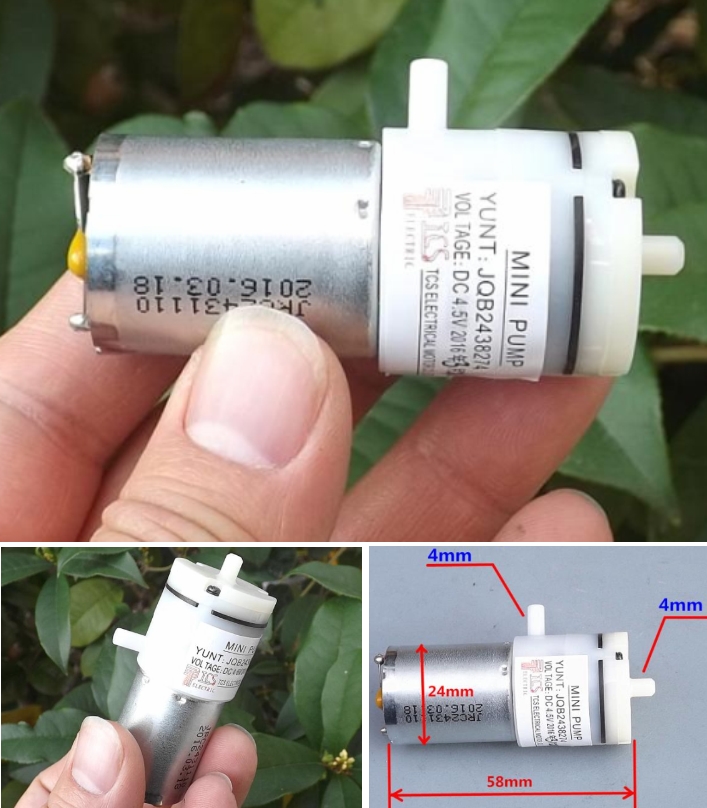 Air pump motor DC 4-6V self-priming vacuum pump