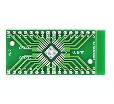 TQFP LQFP EQFP QFP32 SMD 0.8mm to DIP32 Adapter PC