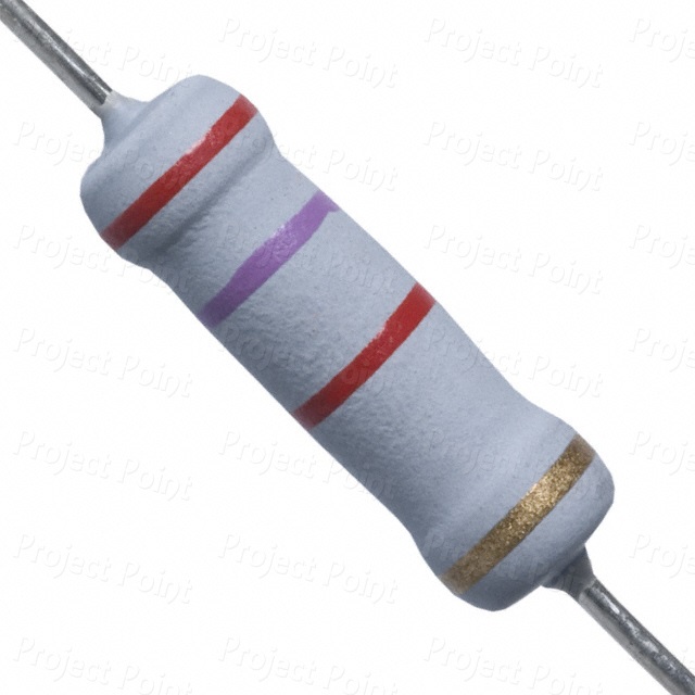 2.7K ohm 2W 5% Resistor 2.7 kilo ohm