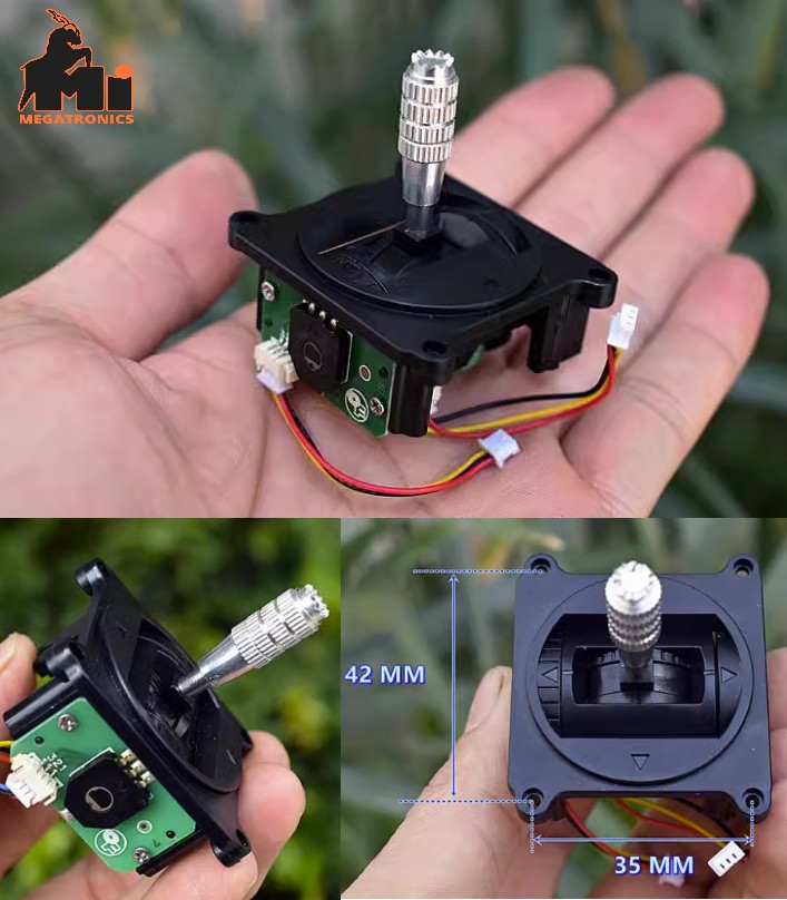 RC remote joystick UAV Right side remote control handle aluminum alloy handle au