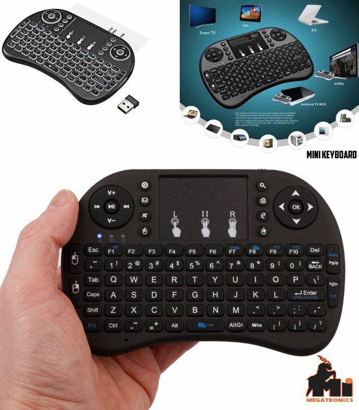 2.4GHz Wireless Keyboard Remote Control Touchpad Android Box mouse keypad