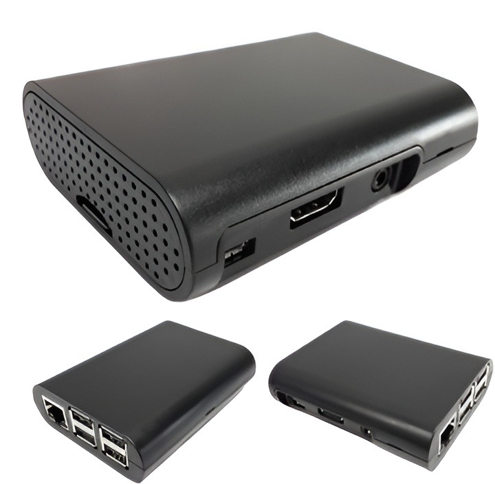 Raspberry pi 3 and 2 Black Case Cover Shell Encloser