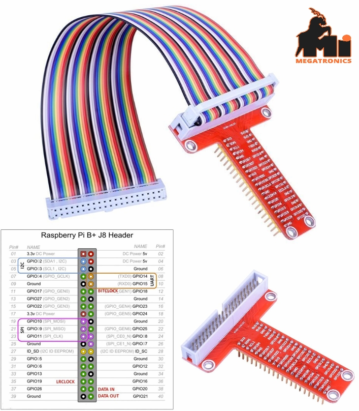 GPIO Expension Board Cable for Raspberry Pi T-Cobbler