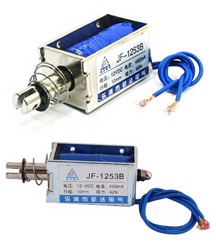 12V DC Pull Type Open Frame Electronic solenoid