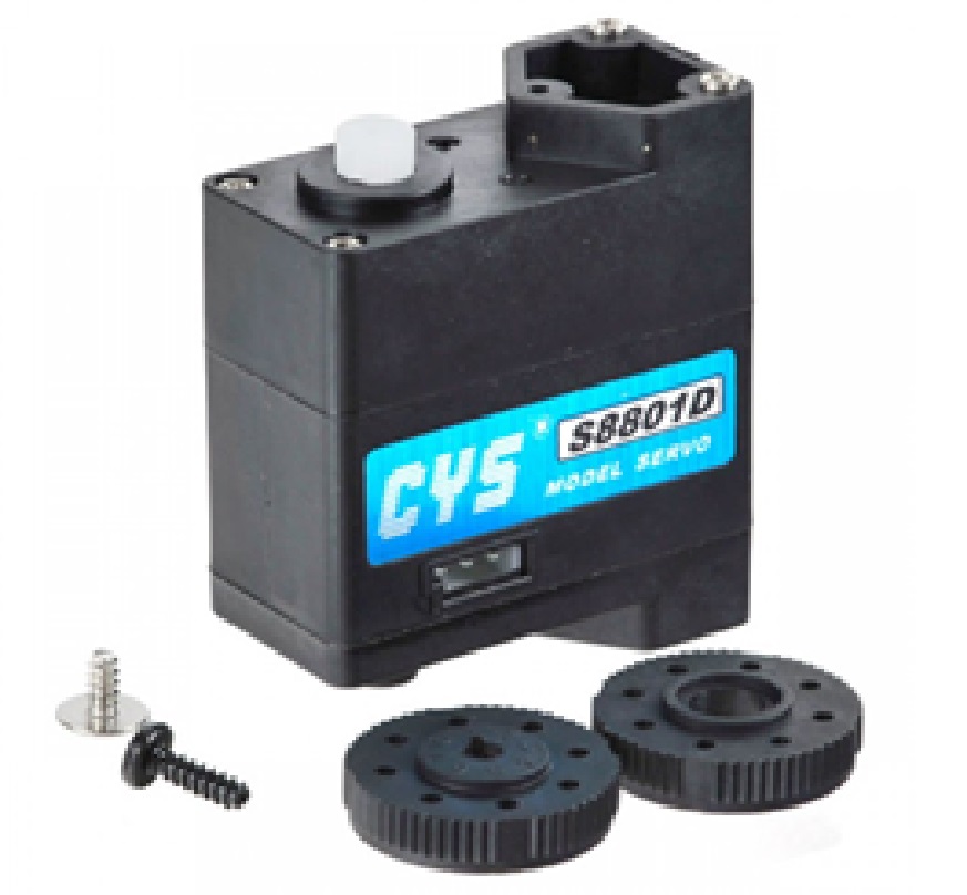 6kg dual shaft high speed Special Robotic Servo S8801D Digital Plastic Gear 