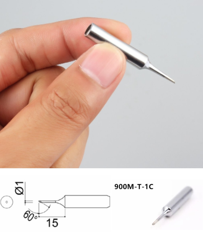 Soldering iron TIP 900M-T-1C Shape C 1mm AOYUE 