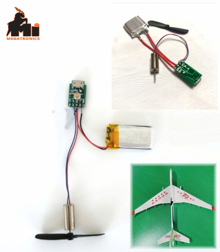 diy airplane battery motor PCB circuit board set hand throwing